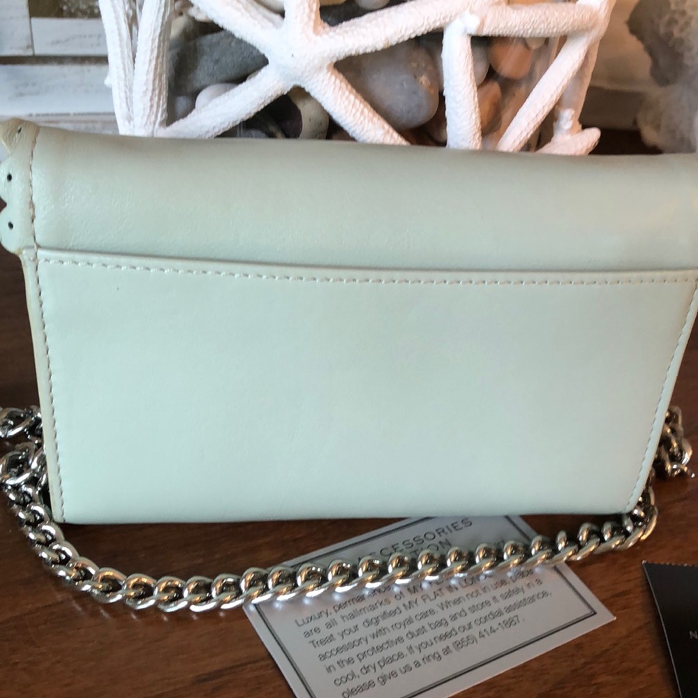 Authentic My Flat in London Mint Green genuine leather. New with tag. - Picture 5 of 14
